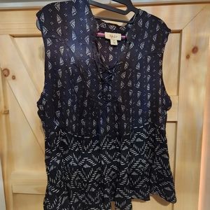 Women's Style & co sleeveless top size XL